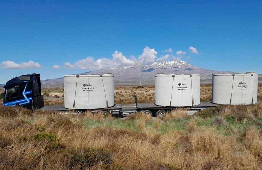Precast concrete water trough designed for long-lasting farm use